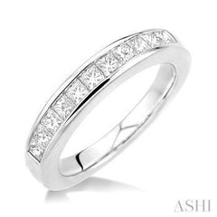 14K 1.00ct Diamond Channel-set Wedding-Band