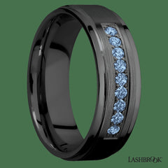 Zirconium with Satin , Polish Finish