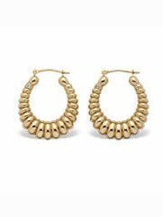 10K Gold Shrimp Earrings