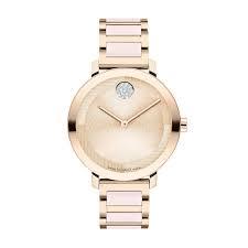 Movado Bold Ladies Watch Rose-Tone