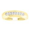14K 0.15Ct Diamond Channel-Set Wedding-Band