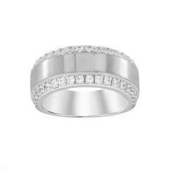 14K 1.00ct Diamond Prong-Set Wedding-Band