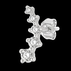 10K 0.10ct Diamond bezel-set pendant