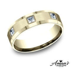14K 0.18ct Diamond Wedding Band
