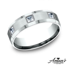 14K 0.18ct Diamond Wedding Band