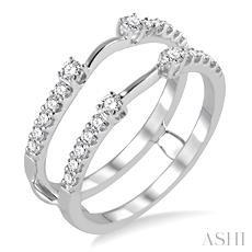 14K 0.45Ct Diamond Ring Guard