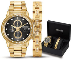 MEN ECO WR200 SSG BRAC BLCK CITIZEN
