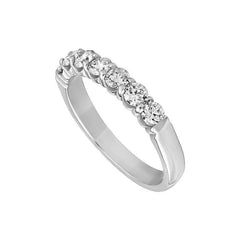 14K 0.33ct Diamond Prong-set Wedding-Band