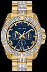 Bulova Crystal Octava Gold-Tone Watch