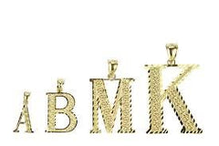 10K Initial Pendant