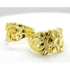 10K Gold Nugget Ring