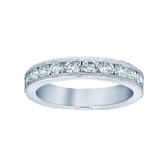 14K 0.35ct Diamond Pave-set Wedding-Band