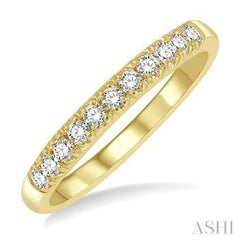 14K 0.33ct Diamond Prong-set Wedding-Band