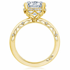 14k .06ct Round-Cut Diamond-Semi-Mount Ring