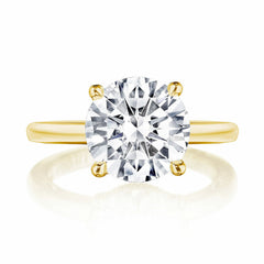 14k .06ct Round-Cut Diamond-Semi-Mount Ring