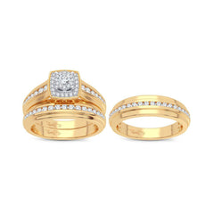 10K 0.50ct Diamond Trio-Set