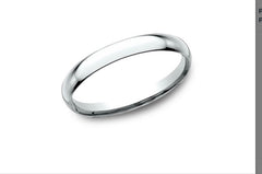 14K 2mm Size-7 Wedding Band