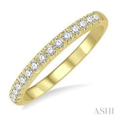 14K 0.25ct Diamond Prong-set Wedding-Band