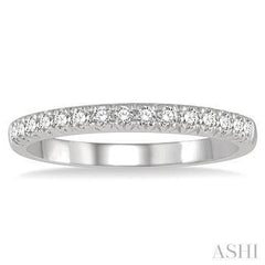 14K 0.25ct Diamond Prong-set Wedding-Band