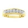 10K 0.50Ct Diamond Channel-set Wedding-Band