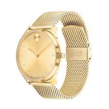 Movado Bold Gold-Tone Stainless-Steel Watch