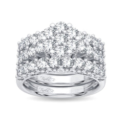 14K 2.25ct Dia Cluster Ring
