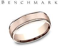 14K-6.5MM Light-Comfort-Fit Round-Edged-Wireburst Wedding-Band Size-10