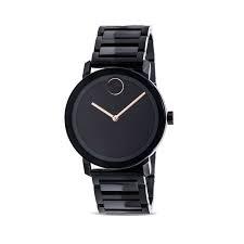 Movado Bold Black-Tone Stainless-Steel Watch