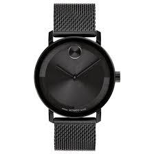 Movado Bold Black-Tone Stainless-Steel Watch