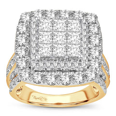 14K 4.00CT DIAMOND BRIDAL RING