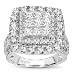 14K 4.00CT DIAMOND BRIDAL RING