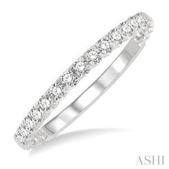 14K 0.25CT Diamond Prong Wedding Band