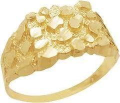 10K Gold Nugget Ring