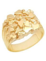 10K Gold Nugget Ring