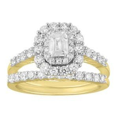 14K 1.25Ct Dia Cluster Ring