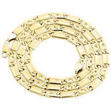 10K 5mm 18" Tiger-eye Chain