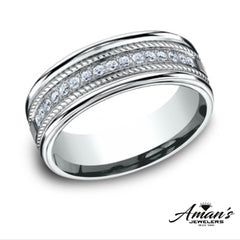 14K 0.32ct Diamond SZ-9 Wedding-Band