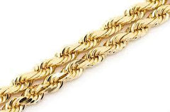 10K 8mm 20" Rope Chain