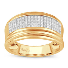 14K 1.00ct Diamond Channel-Set Wedding-Band