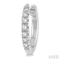 10K0.12CT Diamond Petite Huggie Earring