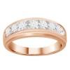 10K 1.00ct Diamond Channel-Set Wedding-Band