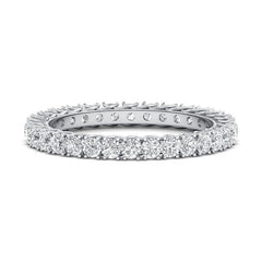 14K 1.53ct Diamond Prong-set Eternity-Band