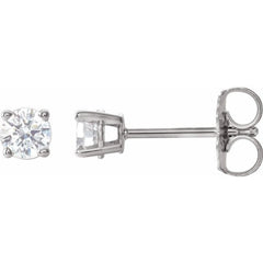 14K White Gold 1/3 CTW Natural Diamond Earrings