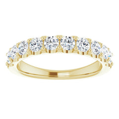 14K Yellow 9/10 CTW Natural Diamond Anniversary Band