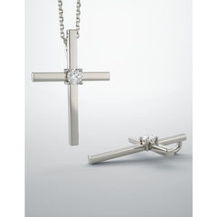 14K Rose .15 CT Natural Diamond Pendant