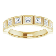 14K Yellow 3/4 CTW Natural Diamond Anniversary Band