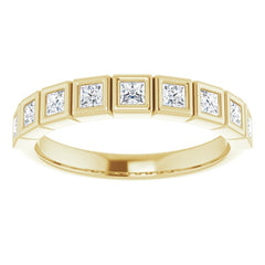 14K Yellow 1/2 CTW Natural Diamond Anniversary Band