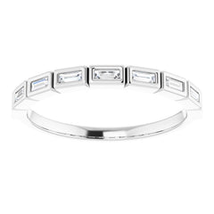 Platinum 1/5 CTW Natural Diamond Anniversary Band