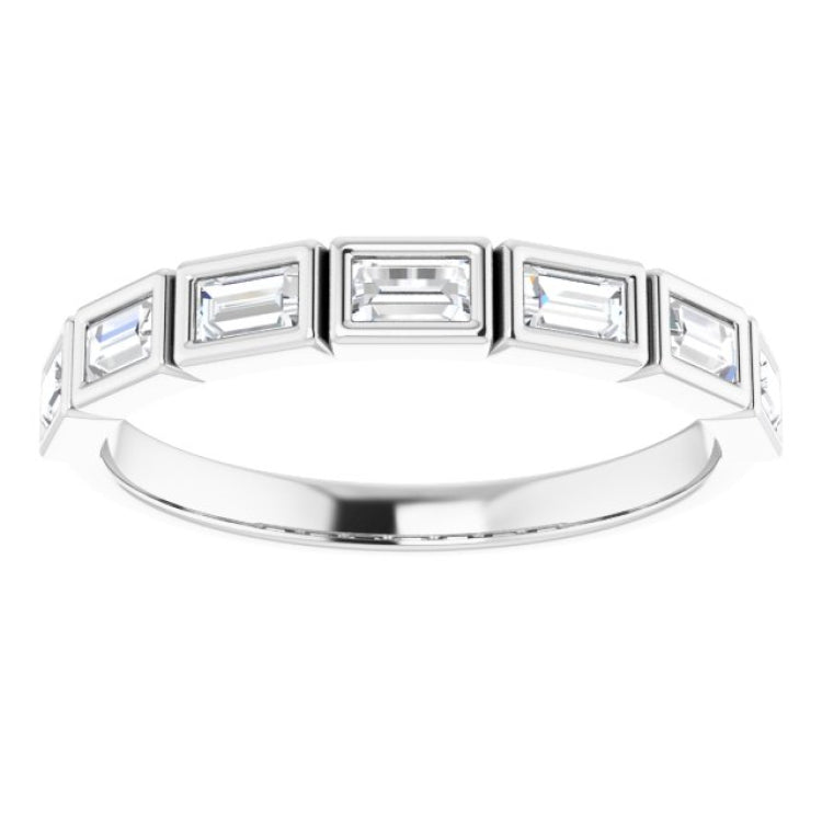 14K White 1/4 CTW Natural Diamond Anniversary Band