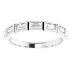 14K White 1/4 CTW Natural Diamond Anniversary Band